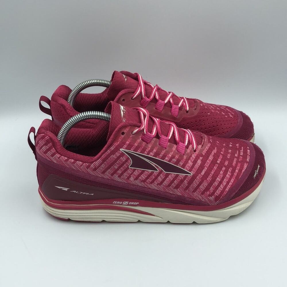 Altra Women's Burgundy Pink Athletic Running Shoes